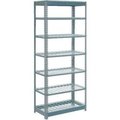 Global Equipment Heavy Duty Shelving 36"W x 24"D x 84"H With 7 Shelves - Wire Deck - Gray 717413